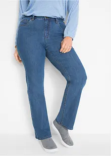 Jeans elasticizzati wide leg a vita alta, bonprix