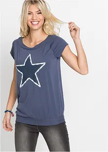 T-shirt con stella, bonprix