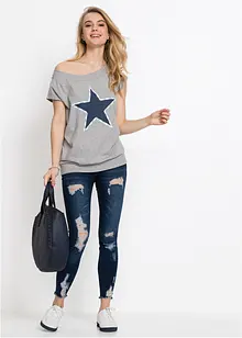 T-shirt con stella, bonprix