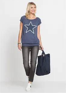 T-shirt con stella, bonprix