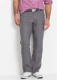 Pantaloni in lino regolabili regular fit, bonprix