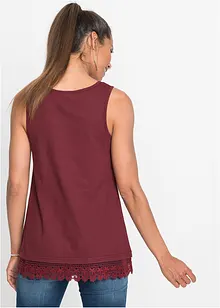 Top con pizzo (pacco da 2), bonprix