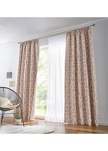 Tenda jacquard con poliestere riciclato, bonprix