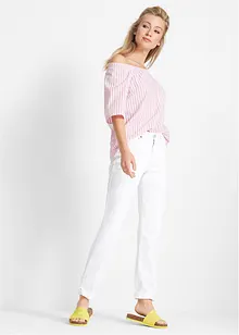 Mom jeans elasticizzati lunghi, bonprix