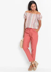 Pantaloni in misto lino, bonprix