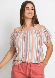 Blusa con spalle scoperte, bonprix