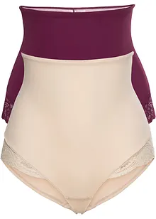 Culotte con effetto modellante leggero (pacco da 2), bonprix