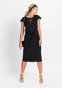 Abito midi in jersey di viscosa elasticizzata, bonprix