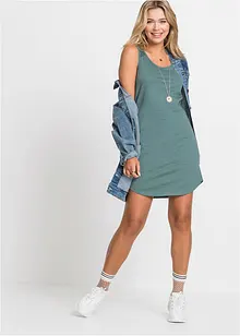 Abito in maglina di cotone con pizzo, bonprix