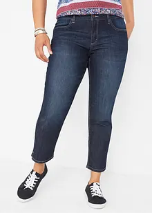 Jeans elasticizzati cropped con spacchetti, bonprix