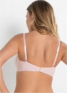 Reggiseno t-shirt con ferretto in cotone biologico (pacco da 3), bonprix