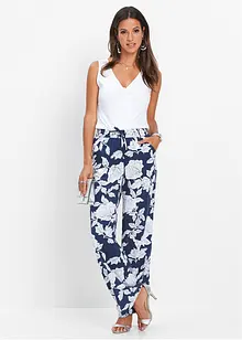 Pantaloni a palazzo in viscosa fluente, bonprix