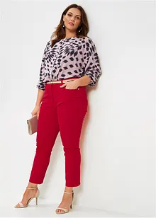 Pantaloni cropped elasticizzati, bonprix