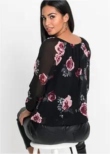 Blusa con coulisse, bonprix