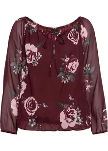 Blusa con coulisse, bonprix