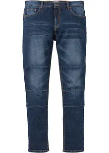 Jeans elasticizzati regular fit tapered taglio comfort, bonprix