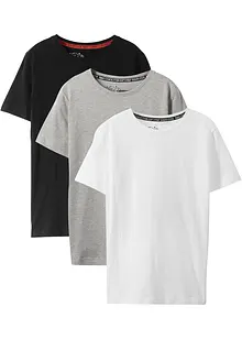 T-shirt in puro cotone biologico (pacco da 3), bonprix