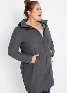 Giacca lunga in softshell idrorepellente, bonprix