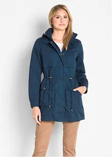 Parka di cotone foderato in jersey, bonprix