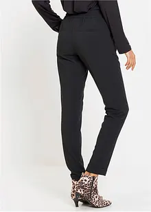 Pantaloni con pinces ed elastico in vita, bonprix