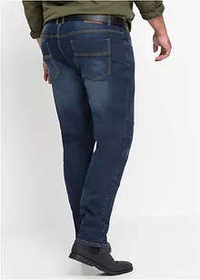 Jeans elasticizzati regular fit tapered taglio comfort, bonprix