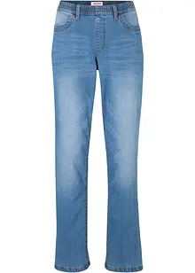 Jeans termici straight, a vita media, bonprix