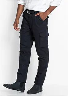 Pantaloni cargo termici con Teflon loose fit straight, bonprix