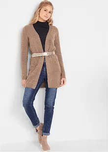 Cardigan lungo in bouclé, bonprix