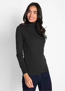 Dolcevita in maglia fine, bonprix