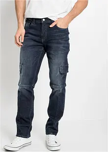 Jeans elasticizzati cargo slim fit, straight, bonprix