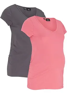 Maglia basic prémaman (pacco da 2), bonprix