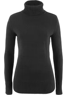 Maglione basic a collo alto, bonprix