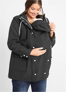 Giacca prémaman in softshell con con inserto babywearing, bonprix