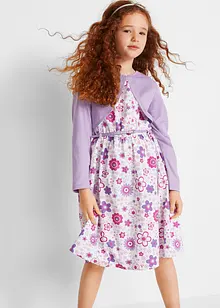 Abito, cintura e bolero (set 3 pezzi), bonprix