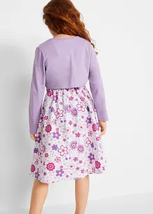 Abito, cintura e bolero (set 3 pezzi), bonprix
