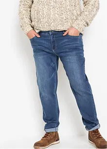 Jeans elasticizzati regular fit, tapered, bonprix