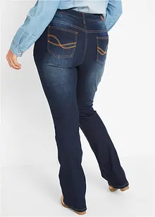 Jeans elasticizzati bootcut, vita media, bonprix