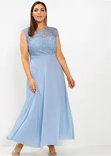 Abito da sera lungo con pizzo, bonprix