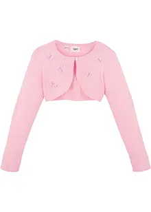 Bolero in maglia con farfalle applicate, bonprix
