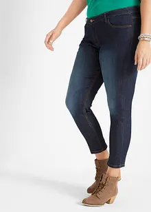 Jeans cropped slim fit, vita media, bonprix