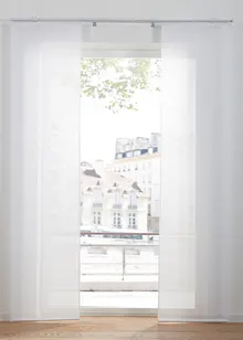 Tenda a pannello sablé leggermente lucida (pacco da 1), bonprix