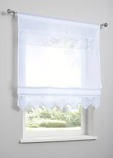 Tenda a pacchetto con bordo a uncinetto, bonprix