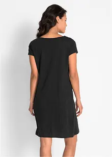 Abito di jersey in filato fiammato di puro cotone, bonprix