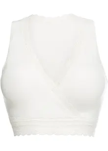 Reggiseno bustier allattamento in cotone biologico, bonprix