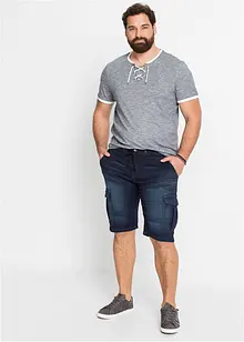 Bermuda di jeans in felpa, regular fit, bonprix