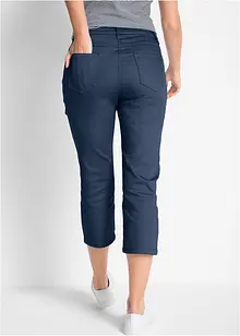 Jeans straight con cinta comoda, a vita media, bonprix