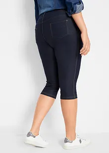 Leggings capri effetto jeans, bonprix