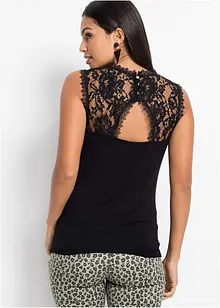 Top con pizzo, bonprix