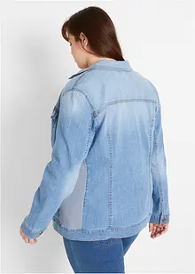 Giacca di jeans con inserti a costine, bonprix