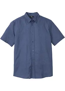 Camicia in misto lino a maniche corte, bonprix